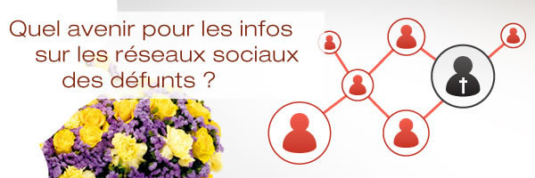 Avenir pour les informations sur les réseaux sociaux des défunts.