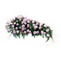 Fleurs deuil : dessus de cercueil.