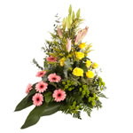 Fleurs deuil : devant de tombe pour exprimer vos condoléances.
