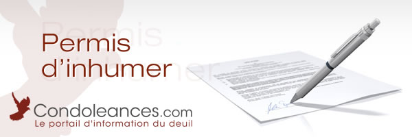 Permis d'inhumer