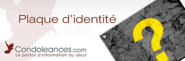 Plaque d'identité