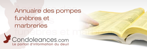 Annuaire pompes funèbres
