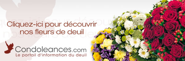 boutique de fleurs de deuil